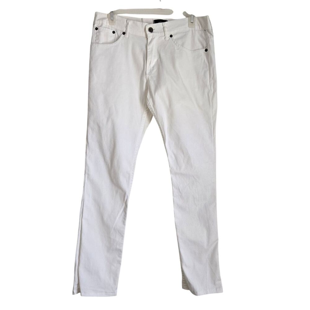 Minimalist Euro Menswear Elevated Casual Lacoste Tapered Chinos Cotton Mix 32x28